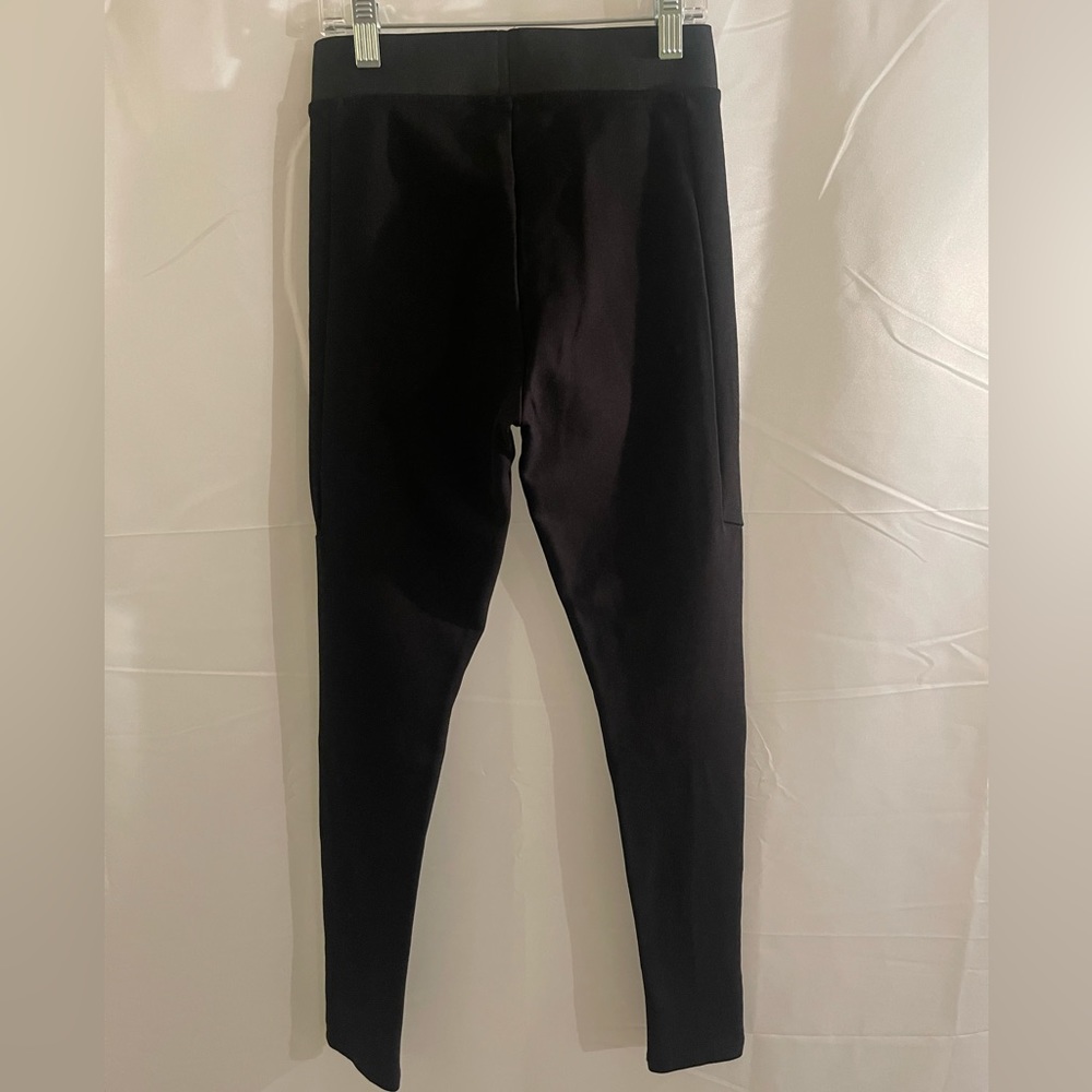 Women’s TOPSHOP Black Biker Knee Ponte Leggings! - Picture 6 of 8